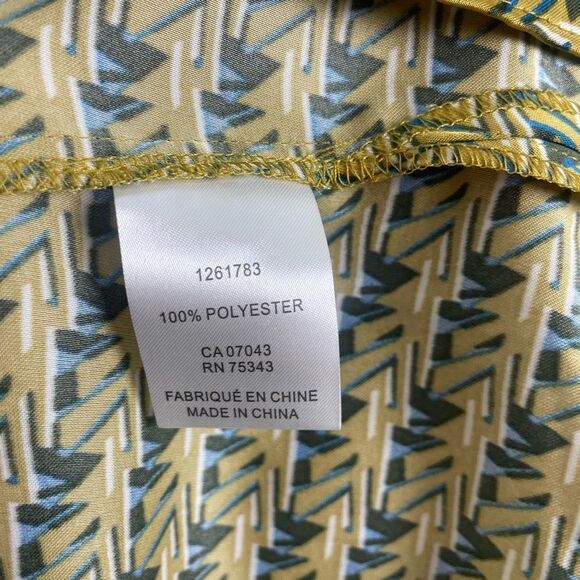 House of Harlow 1960 Short Sleeve Button Down Blouse sz LG - Picture 5 of 8